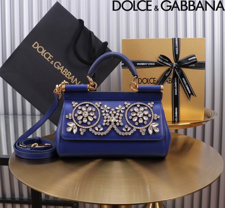 Wholesale Cheap High quality AAA Replica D.olce Gabbana Sicily Leather Tote Bags for Sale