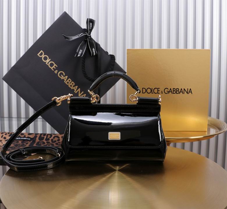 Wholesale Cheap High quality AAA Replica D.olce Gabbana Sicily Leather Tote Bags for Sale