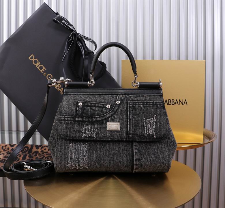 Wholesale Cheap High quality AAA Replica D.olce Gabbana Sicily Leather Bags for Sale