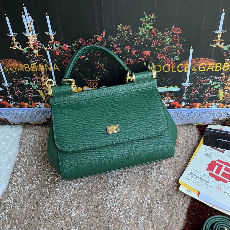 Wholesale AAA quality Fashion D.olce Gabbana Sicily  Leather Tote Shoulder Replica Bags for Sale