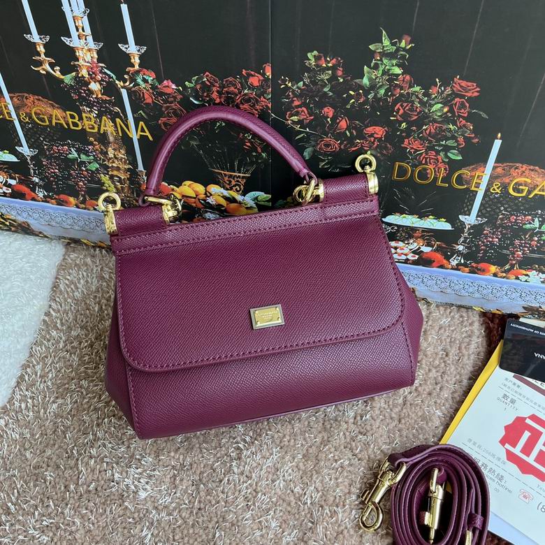 Wholesale AAA quality Replica D.olce Gabbana Sicily  Leather Tote Shoulder Bags for Sale