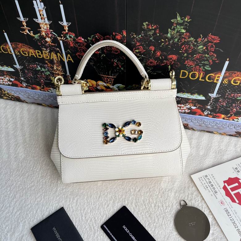 Wholesale AAA quality Replica D.olce Gabbana Sicily  Leather Tote Shoulder Bags for Sale
