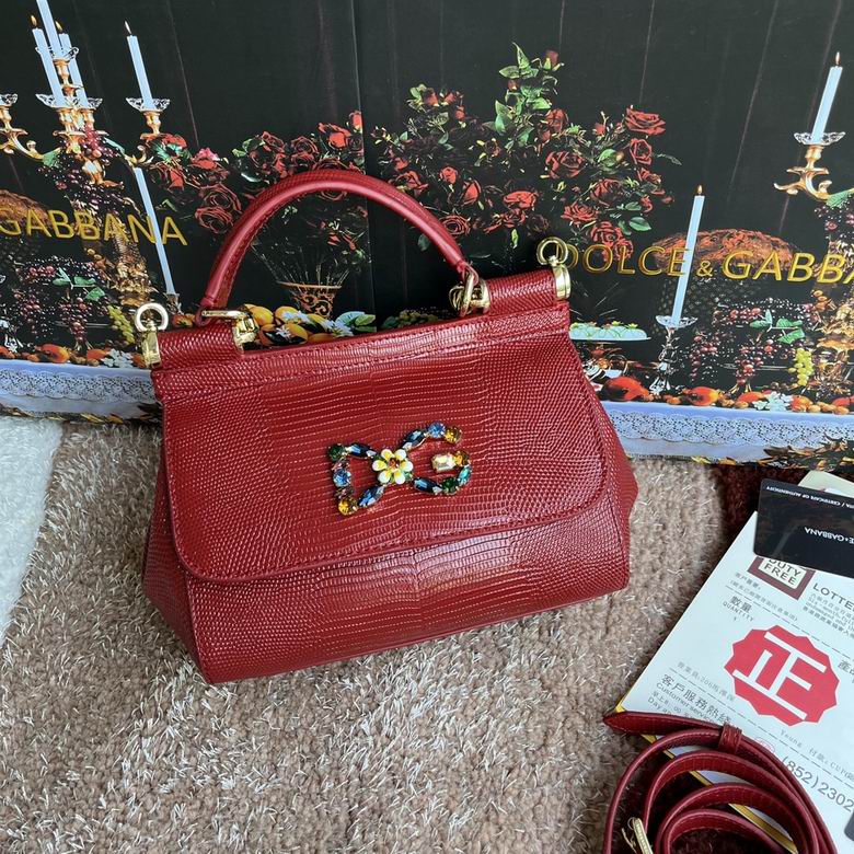 Wholesale AAA quality Replica D.olce Gabbana Sicily  Leather Tote Shoulder Bags for Sale