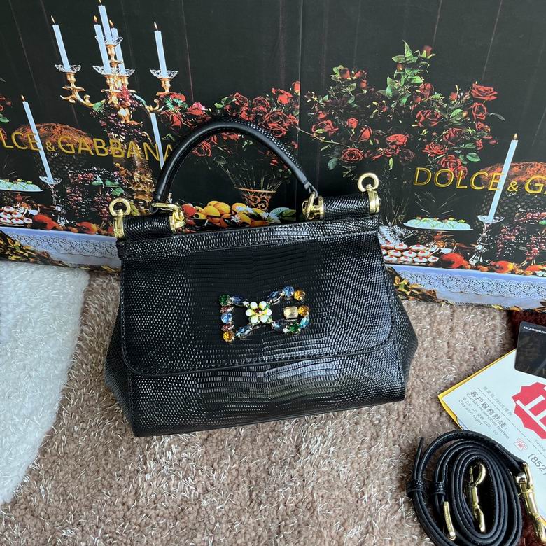 Wholesale AAA quality Replica D.olce Gabbana Sicily  Leather Tote Shoulder Bags for Sale