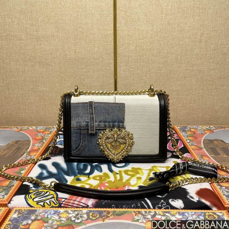 Wholesale Cheap High quality AAA Replica D.olce Gabbana Leather Shoulder Bags for Sale