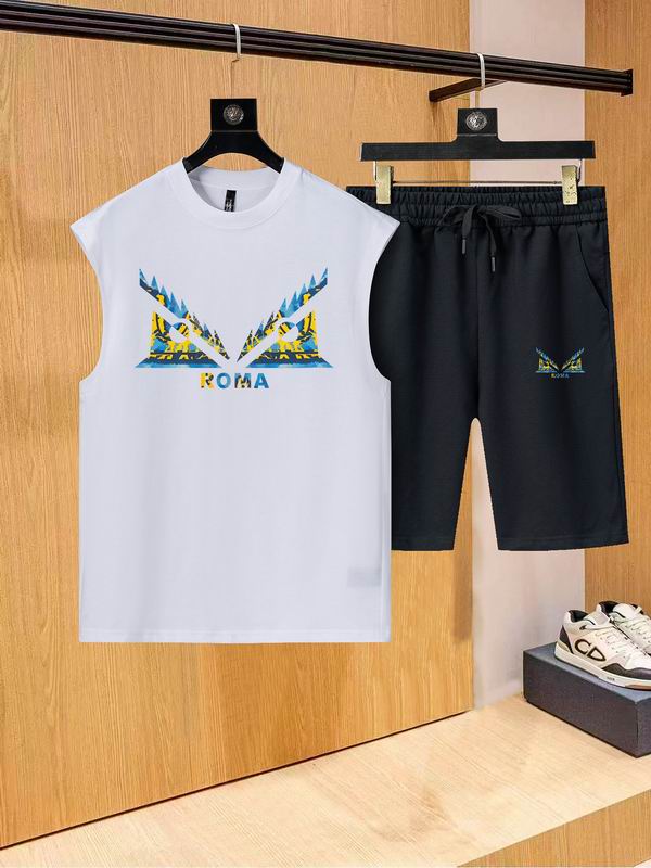 Wholesale Cheap Fendi Short Replica Designer Tracksuits for sale