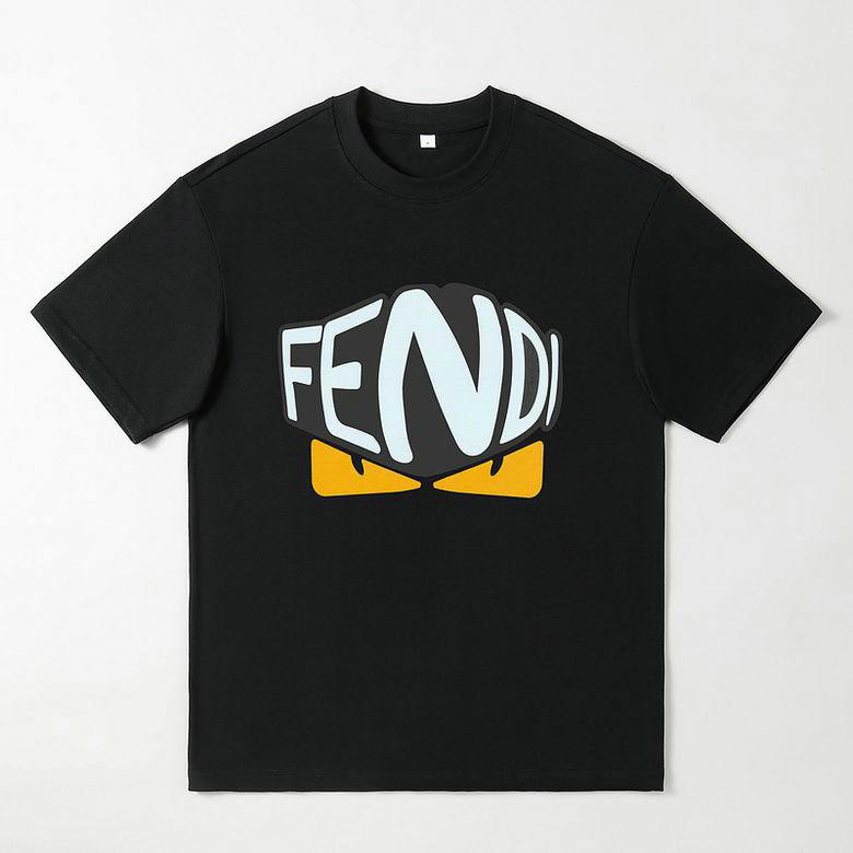 Wholesale Cheap F endi Short Sleeve Lapel T Shirts for Sale