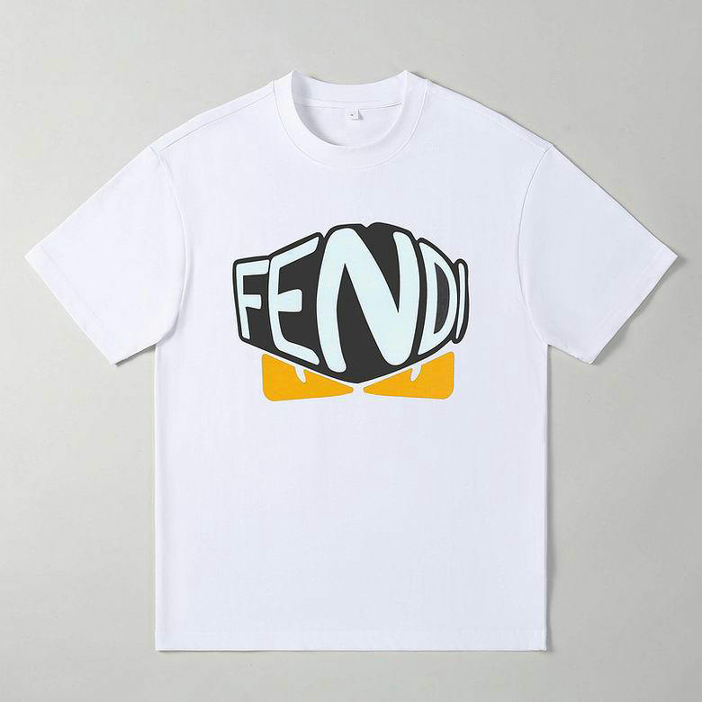 Wholesale Cheap F endi Short Sleeve Lapel T Shirts for Sale