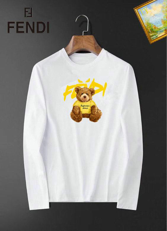Wholesale Cheap F endi Long Sleeve men t shirts for Sale