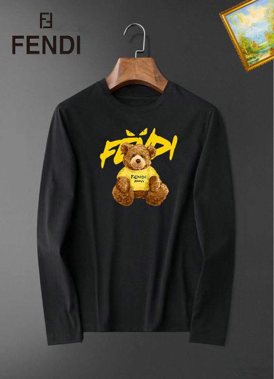 Wholesale Cheap F endi Long Sleeve men t shirts for Sale