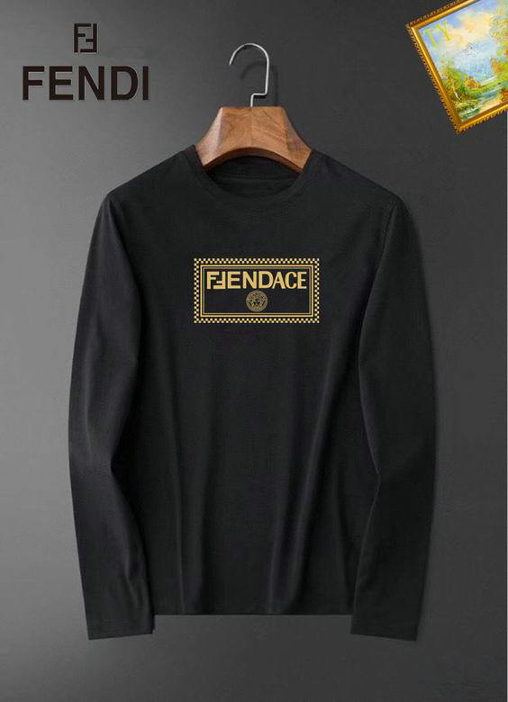 Wholesale Cheap F endi Long Sleeve men t shirts for Sale