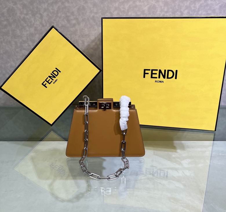 Wholesale Cheap Fendi Peekaboo Cut Shoulder Bags for Sale