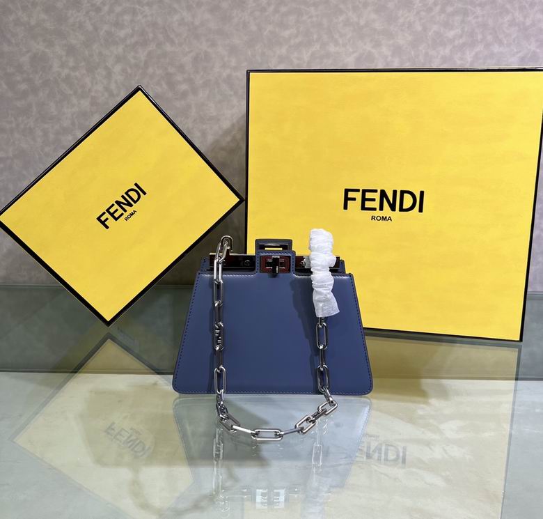 Wholesale Cheap Fendi Peekaboo Cut Shoulder Bags for Sale