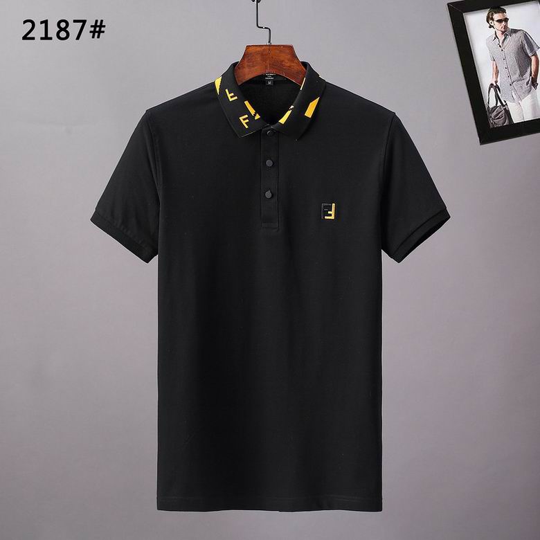 Wholesale Cheap F endi Short Sleeve POLO T Shirts for Sale