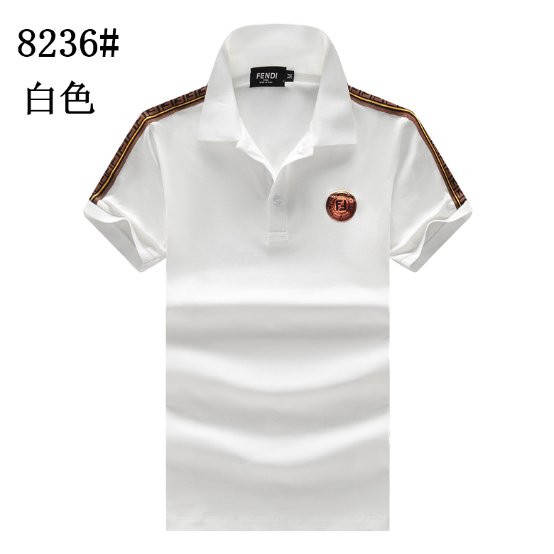 Wholesale Cheap F endi Short Sleeve POLO T Shirts for Sale