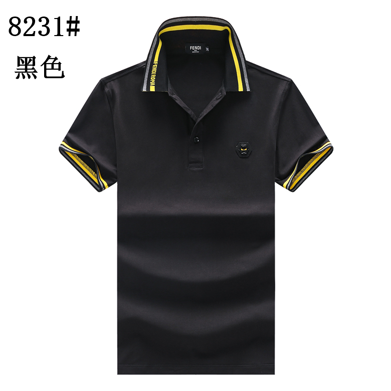 Wholesale Cheap F endi Short Sleeve POLO T Shirts for Sale