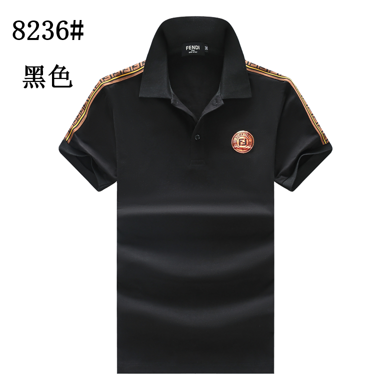 Wholesale Cheap F endi Short Sleeve POLO T Shirts for Sale