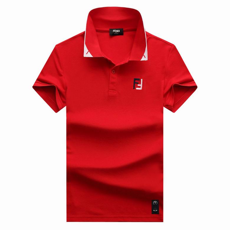 Wholesale Cheap F endi Short Sleeve POLO T Shirts for Sale