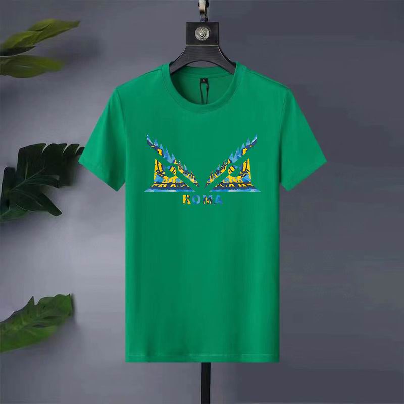 Wholesale High-quality Fendi Short Round Collar Replica T Shirts for sale