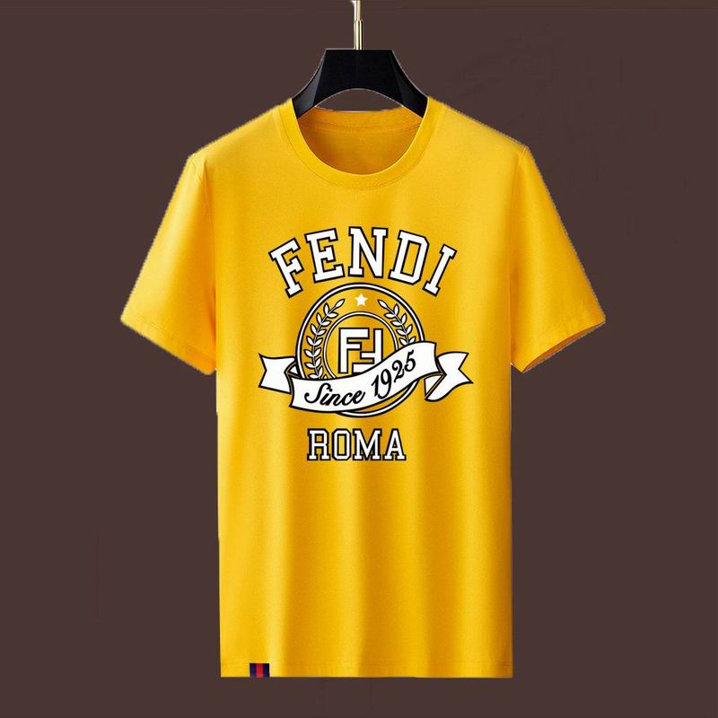 Wholesale High-quality Fendi Short Round Collar Replica T Shirts for sale