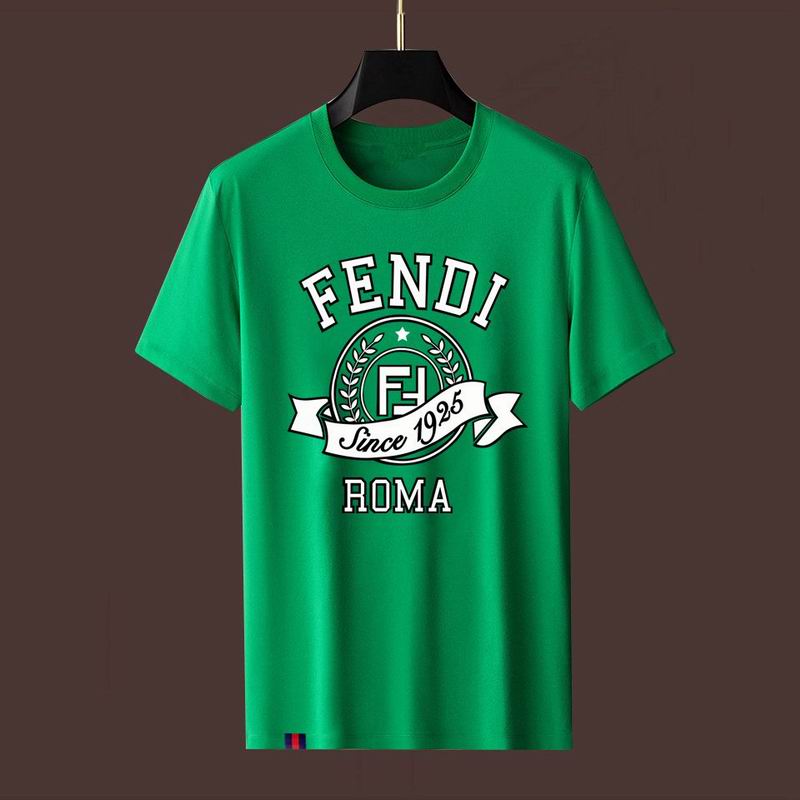 Wholesale High-quality Fendi Short Round Collar Replica T Shirts for sale