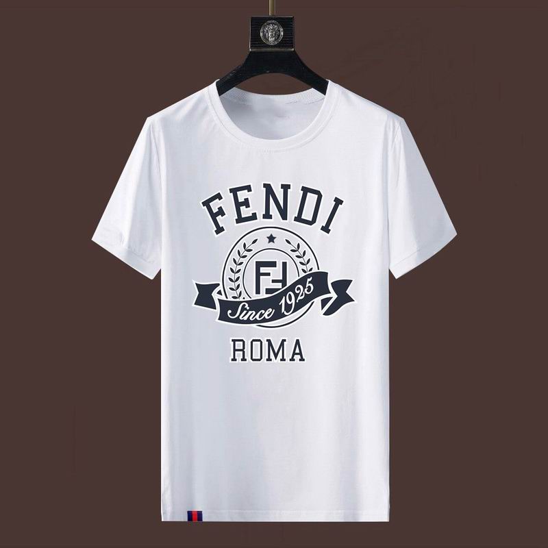 Wholesale High-quality Fendi Short Round Collar Replica T Shirts for sale