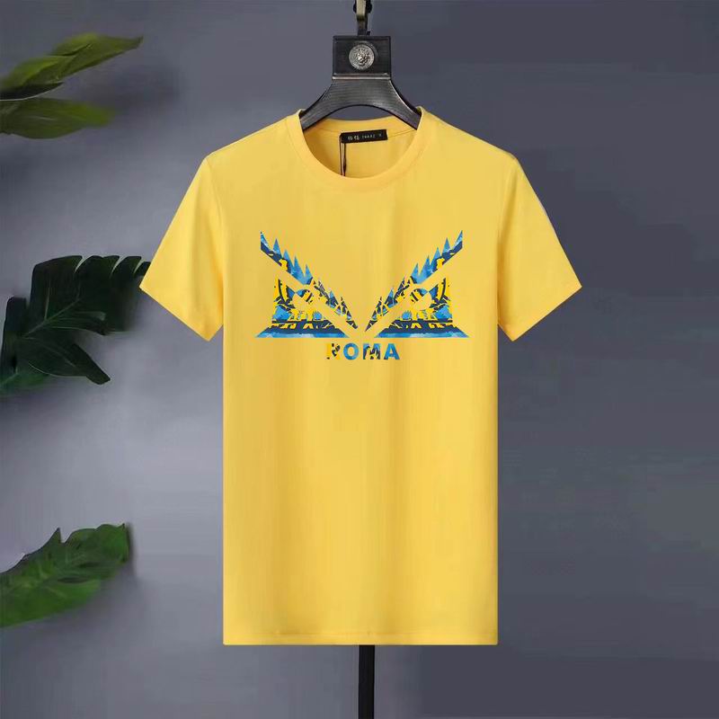 Wholesale High-quality Fendi Short Round Collar Replica T Shirts for sale