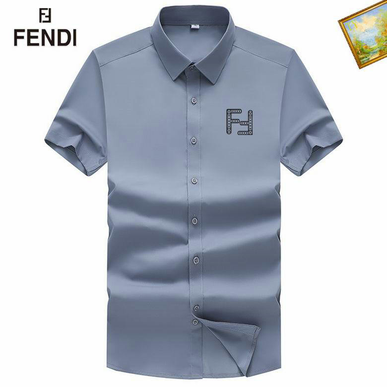 Wholesale Cheap F endi Short Sleeve mens Shirts for Sale
