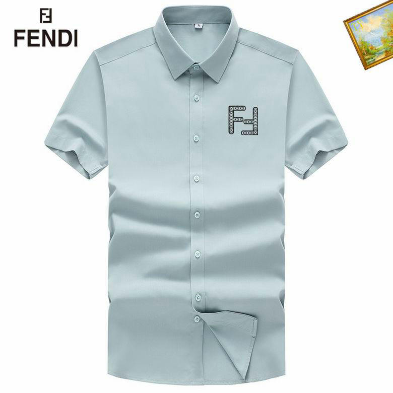 Wholesale Cheap F endi Short Sleeve mens Shirts for Sale