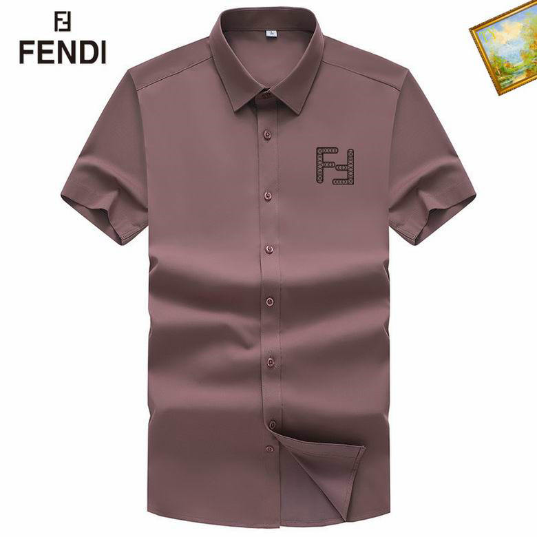 Wholesale Cheap F endi Short Sleeve mens Shirts for Sale