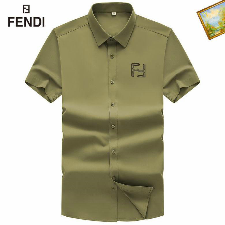 Wholesale Cheap F endi Short Sleeve mens Shirts for Sale