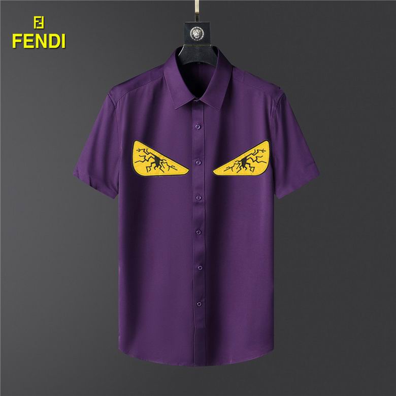 Wholesale Cheap F endi Short Sleeve Shirts for Sale
