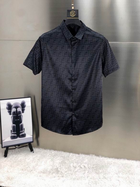 Wholesale Cheap F endi Short Sleeve men Shirts for Sale