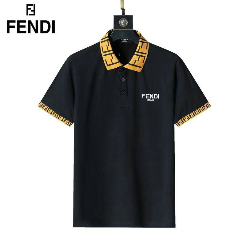 Wholesale Cheap High Quality F.endi  Replica Lapel Designer T shirts for Sale