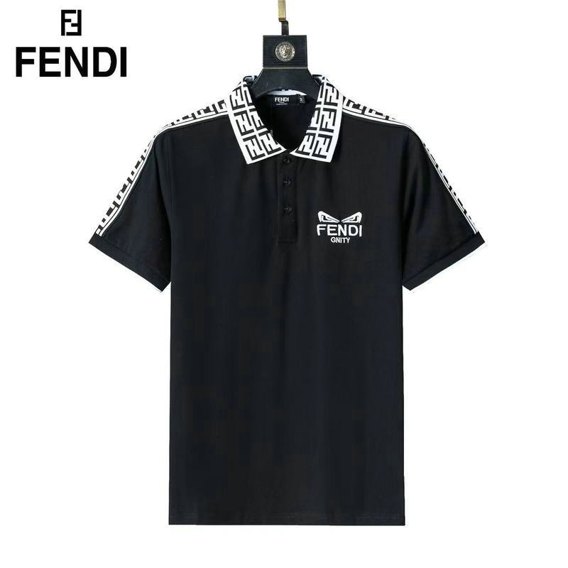 Wholesale Cheap High Quality F.endi  Replica Lapel Designer T shirts for Sale