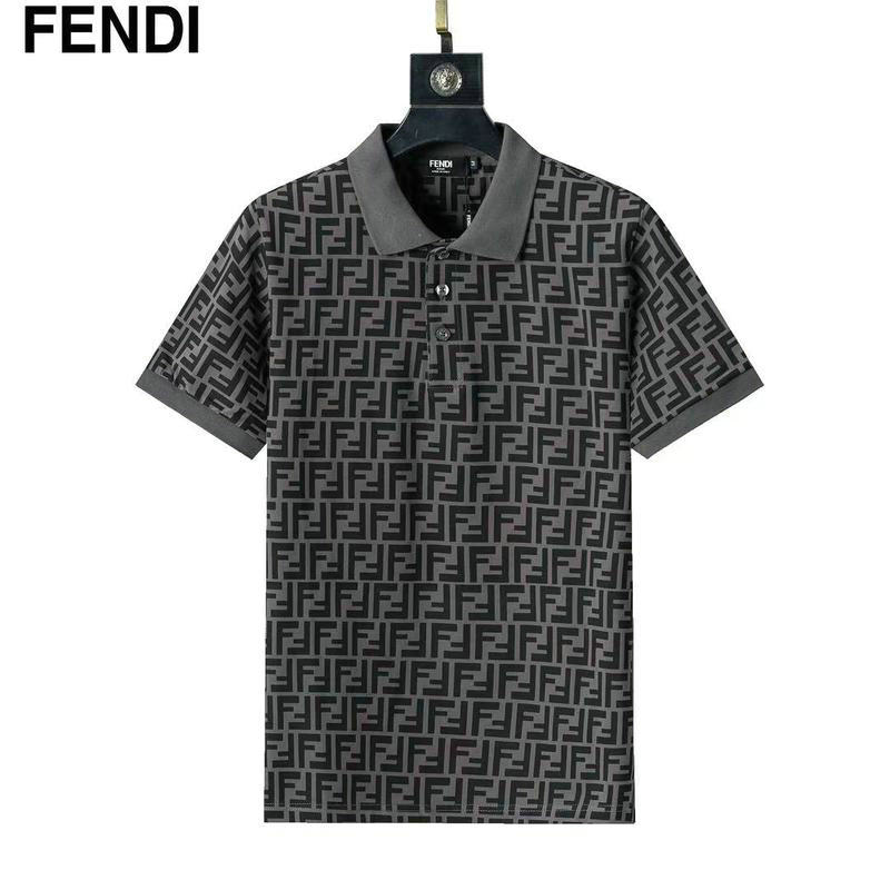 Wholesale Cheap High Quality F.endi  Replica Lapel Designer T shirts for Sale