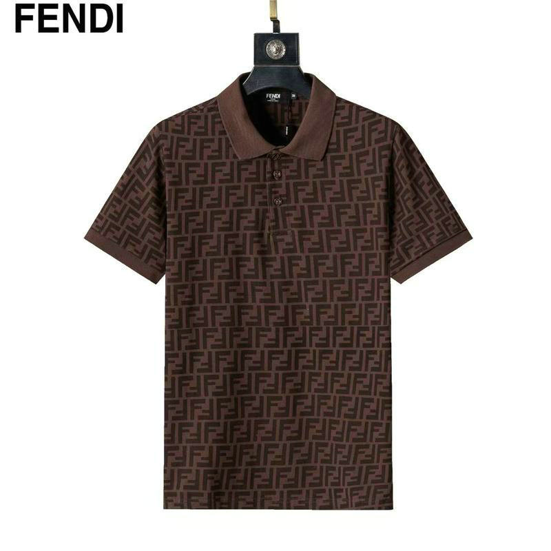 Wholesale Cheap High Quality F.endi  Replica Lapel Designer T shirts for Sale