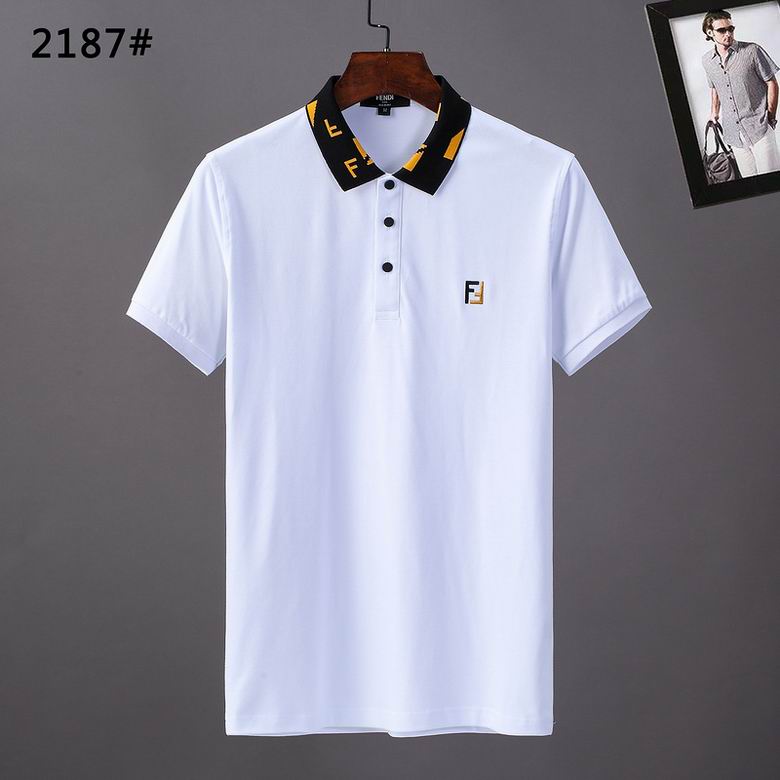 Wholesale Cheap F endi Short Sleeve POLO T Shirts for Sale