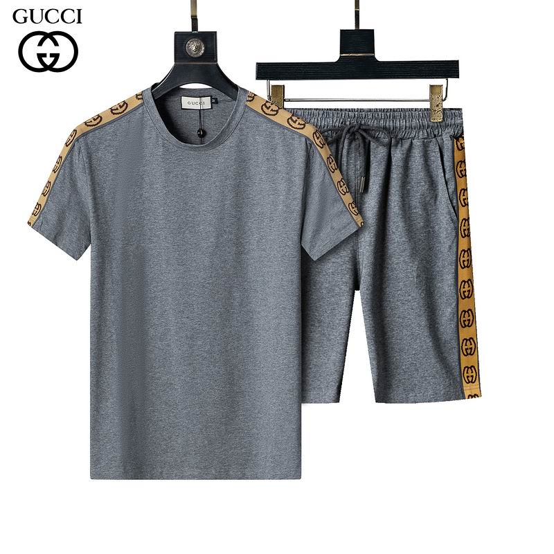 Wholesale Cheap High Quality G.ucci Short Sleeve Designer Tracksuits for Sale