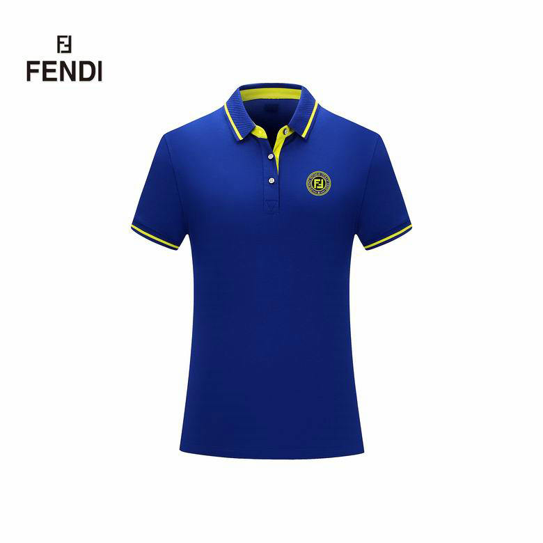 Wholesale Cheap F endi Short Sleeve Lapel T Shirts for Sale
