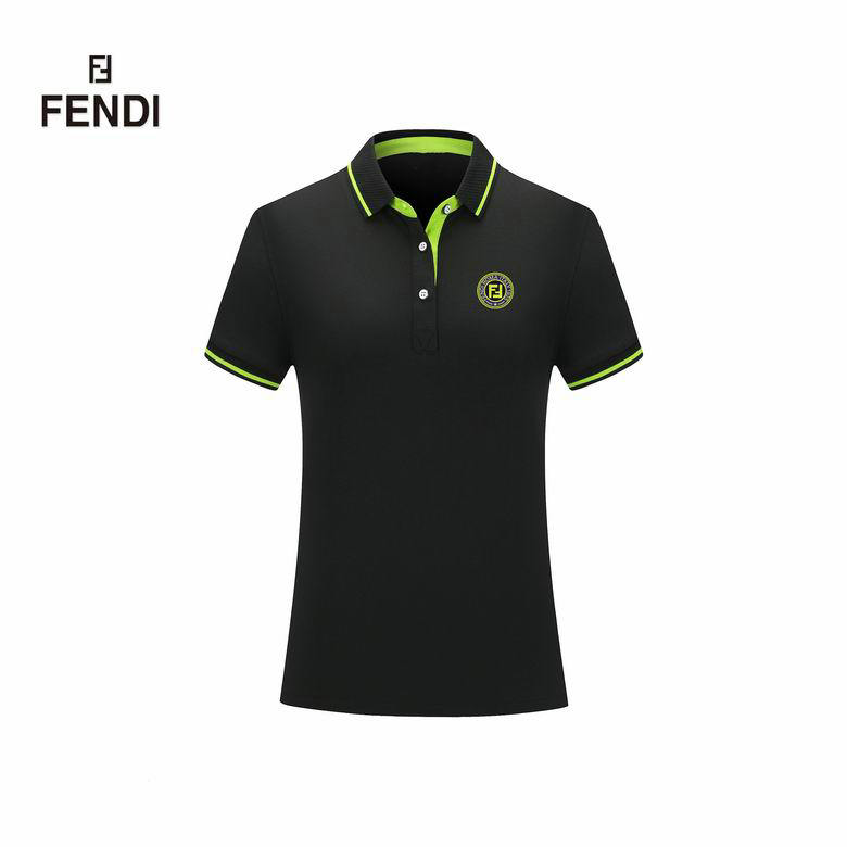 Wholesale Cheap F endi Short Sleeve Lapel T Shirts for Sale