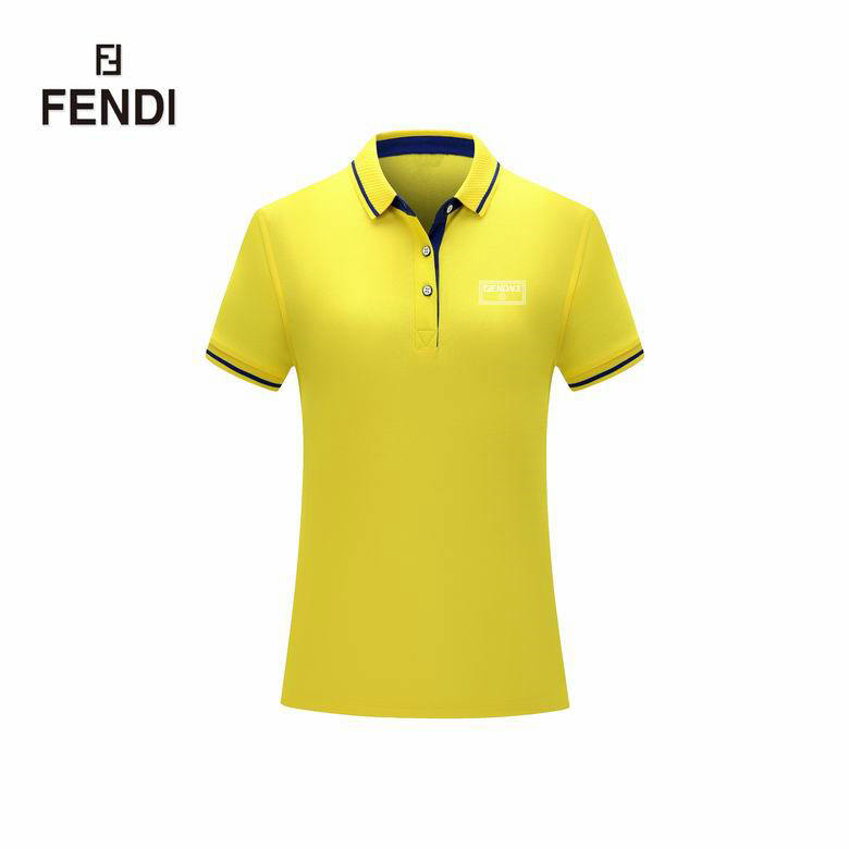 Wholesale Cheap F endi Short Sleeve Lapel T Shirts for Sale