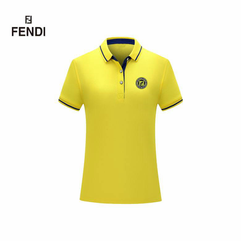 Wholesale Cheap F endi Short Sleeve Lapel T Shirts for Sale