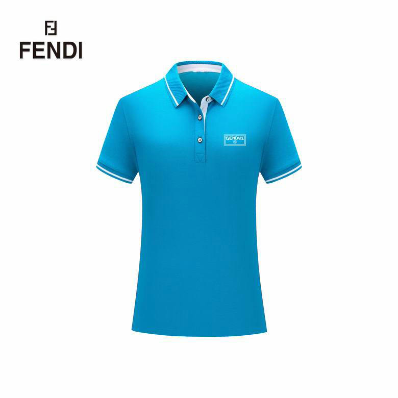 Wholesale Cheap F endi Short Sleeve Lapel T Shirts for Sale