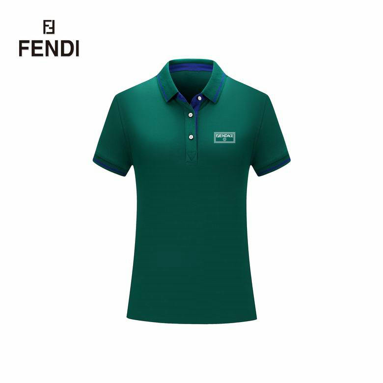 Wholesale Cheap F endi Short Sleeve Lapel T Shirts for Sale
