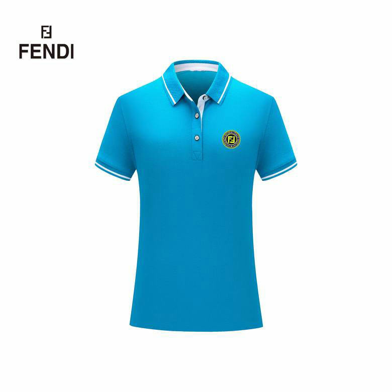 Wholesale Cheap F endi Short Sleeve Lapel T Shirts for Sale