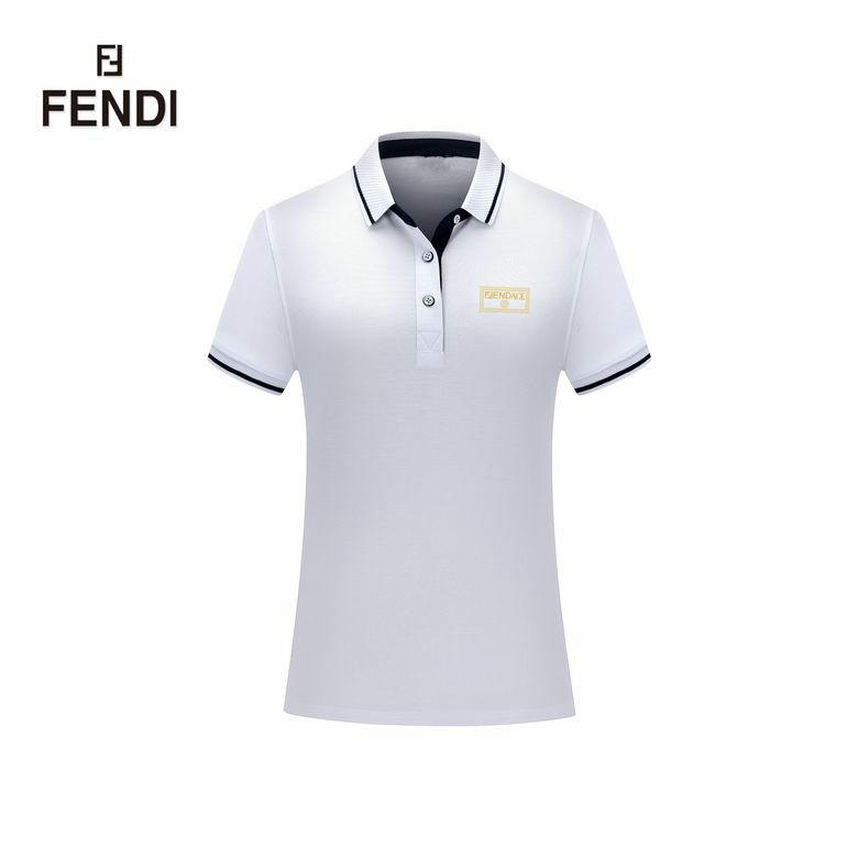 Wholesale Cheap F endi Short Sleeve Lapel T Shirts for Sale