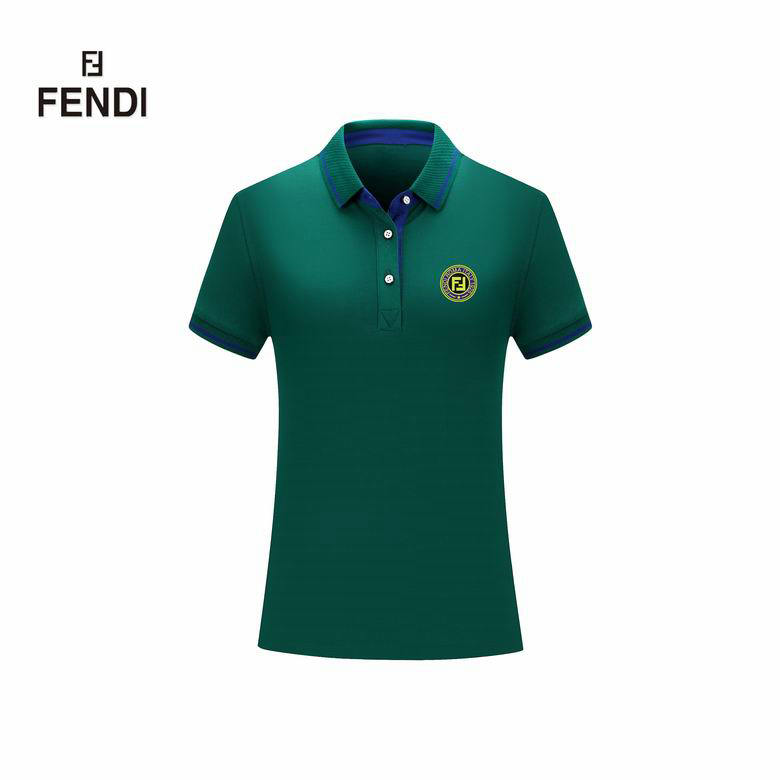 Wholesale Cheap F endi Short Sleeve Lapel T Shirts for Sale