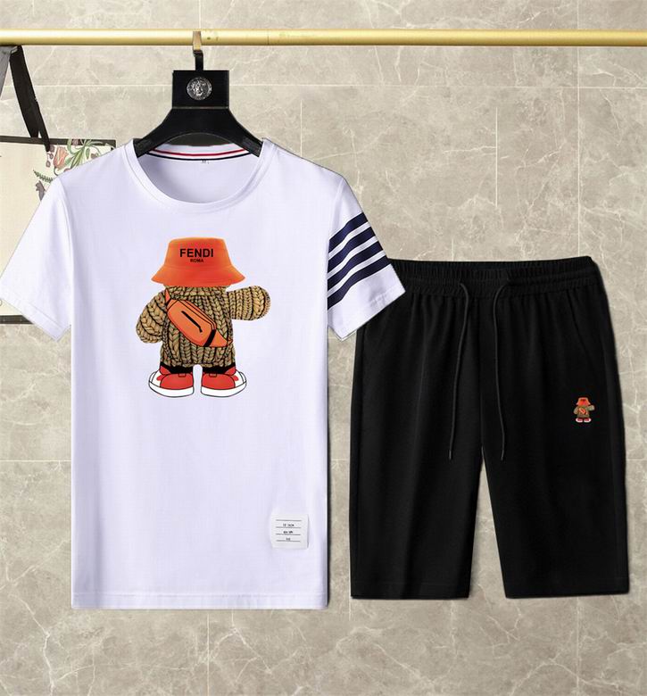Wholesale Cheap F.endi Short Sleeve Replica Tracksuits for Sale
