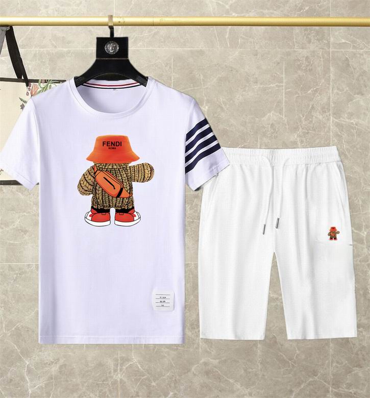 Wholesale Cheap F.endi Short Sleeve Replica Tracksuits for Sale